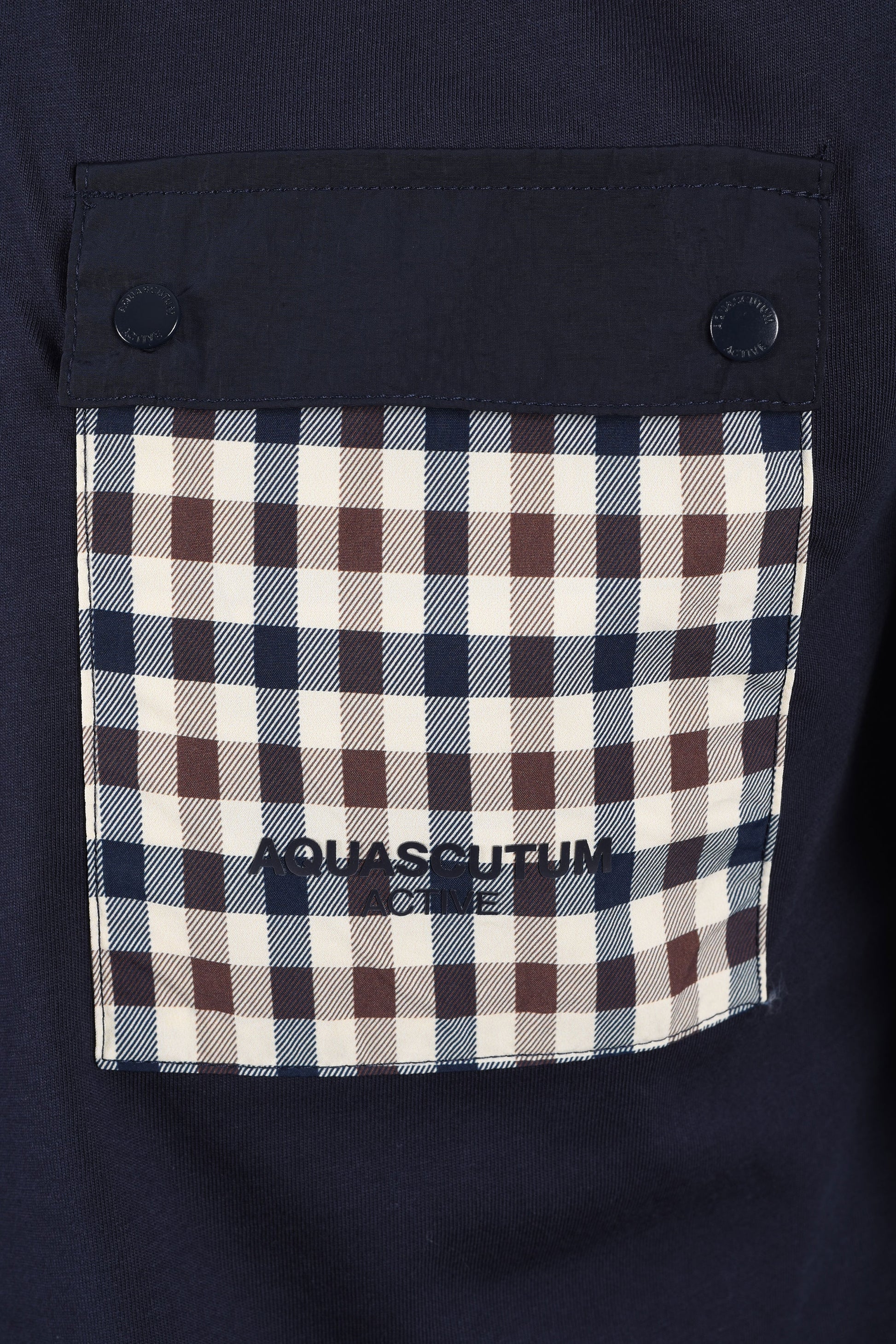 AQUASCUTUM TECH POCKET T-SHIRT NAVY Aquascutum Michael Stewart Menswear  T-Shirts