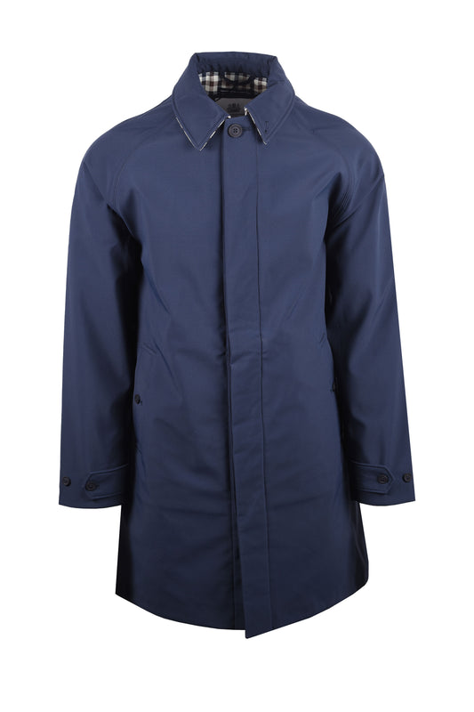 AQUASCUTUM THERMAS TRENCH COAT NAVY