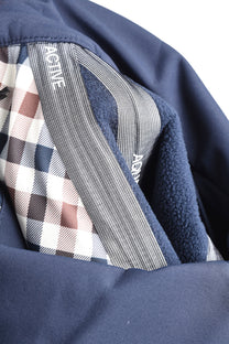 AQUASCUTUM THERMAS TRENCH COAT NAVY