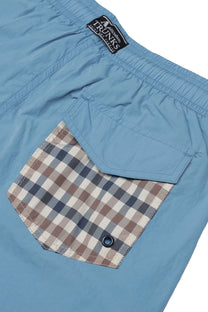 AQUASCUTUM CLUB CHECK POCKET BEACH SHORTS AVIO Aquascutum