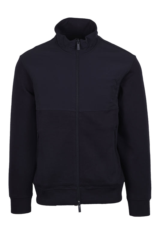 ARMANI EXCHANGE FULL ZIP SWEATSHIRT DEEP NAVY