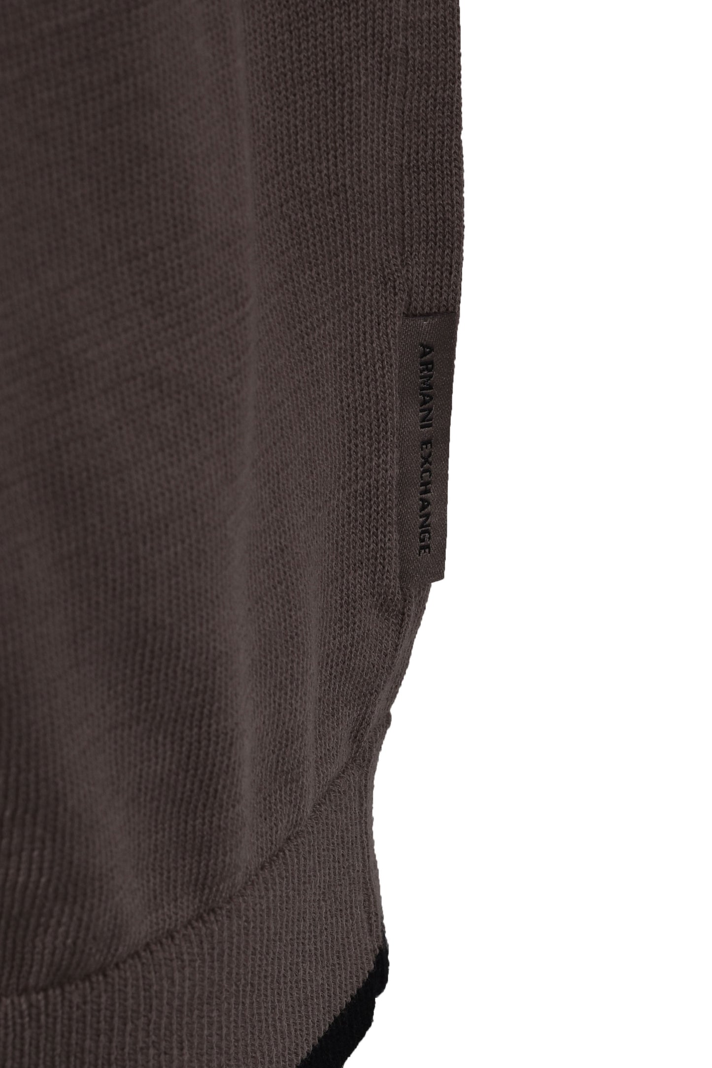 ARMANI EXCHANGE KNITTED POLO SHIRT DRIFTWOOD