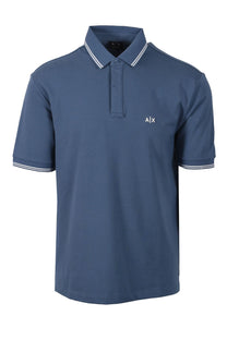 ARMANI EXCHANGE POLO SHIRT CHINA BLUE Armani Exchange