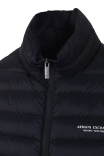 ARMANI EXCHANGE WOVEN DOWN JACKET DEEP NAVY Armani Exchange