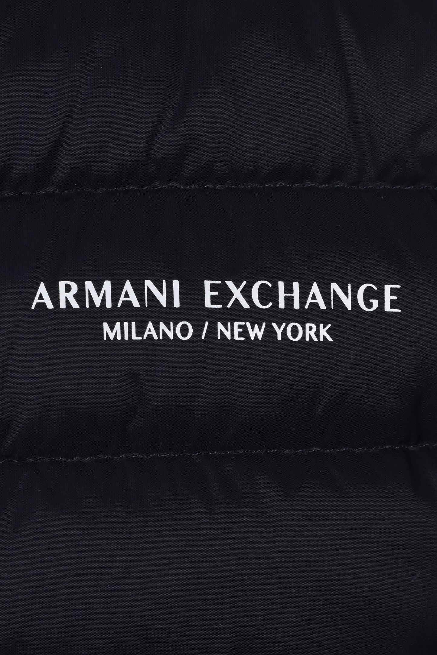 ARMANI EXCHANGE WOVEN DOWN JACKET DEEP NAVY