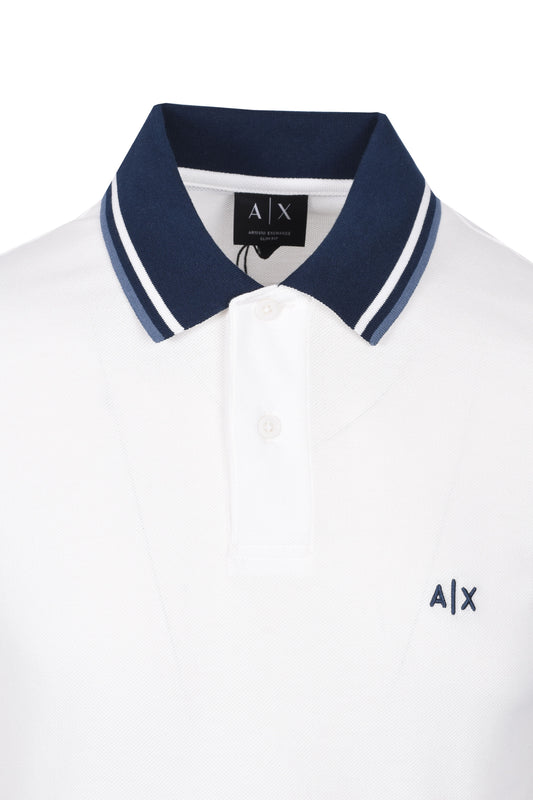 ARMARNI EXCHANGE POLO SHIRT OFF WHITE