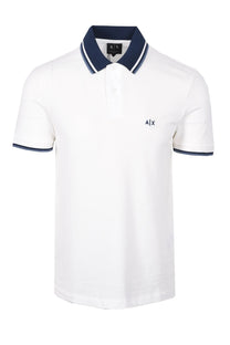 ARMARNI EXCHANGE POLO SHIRT OFF WHITE Armani Exchange