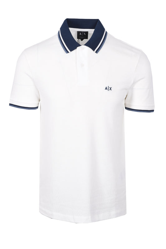 ARMARNI EXCHANGE POLO SHIRT OFF WHITE