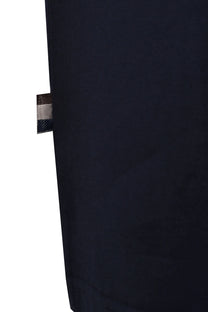 Aquascutum Club Check Collar Polo Navy Aquascutum