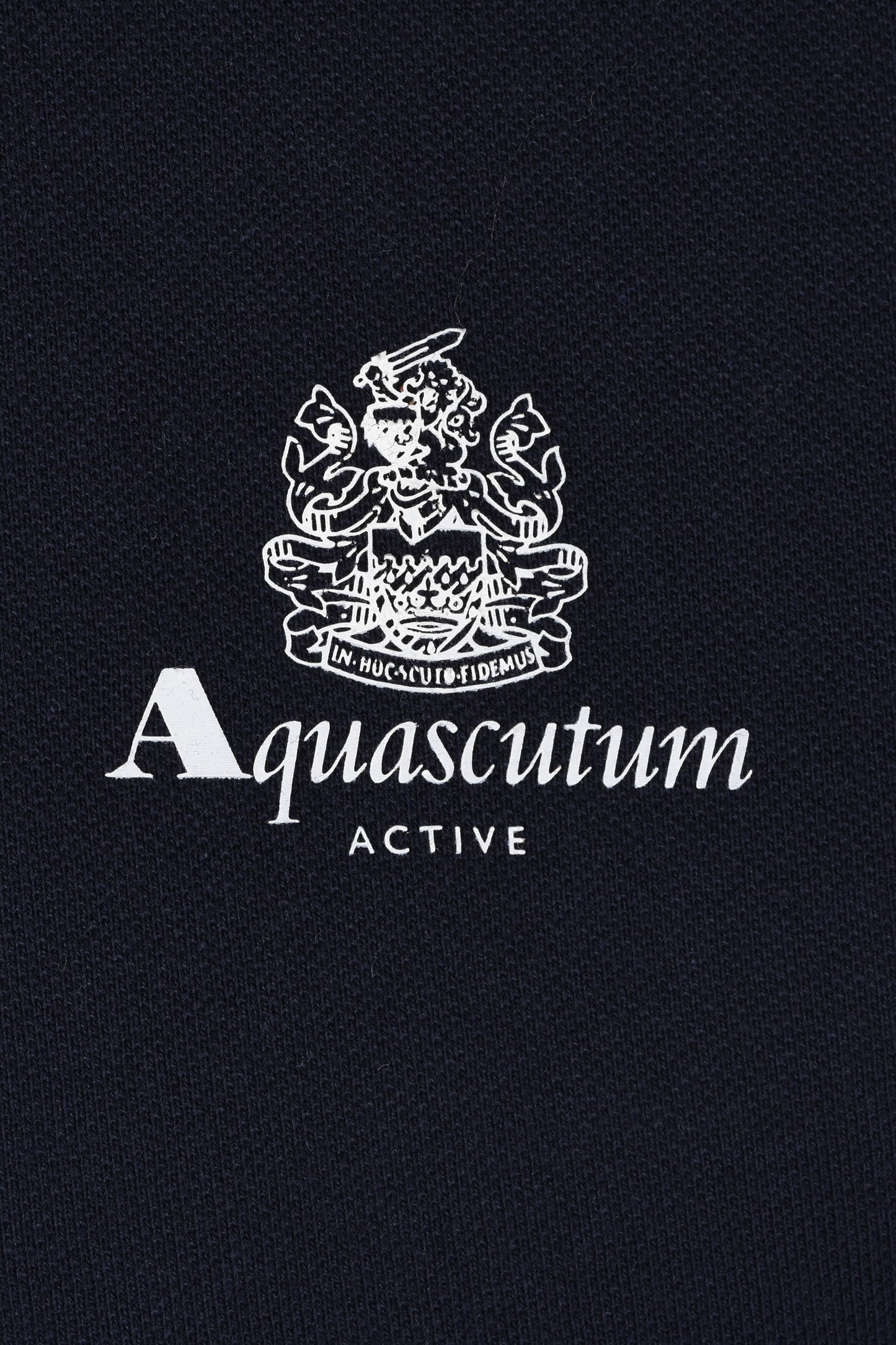 Aquascutum Club Check Details Polo Shirt Navy