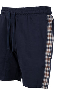 Aquascutum Club Check Details Shorts Navy Aquascutum