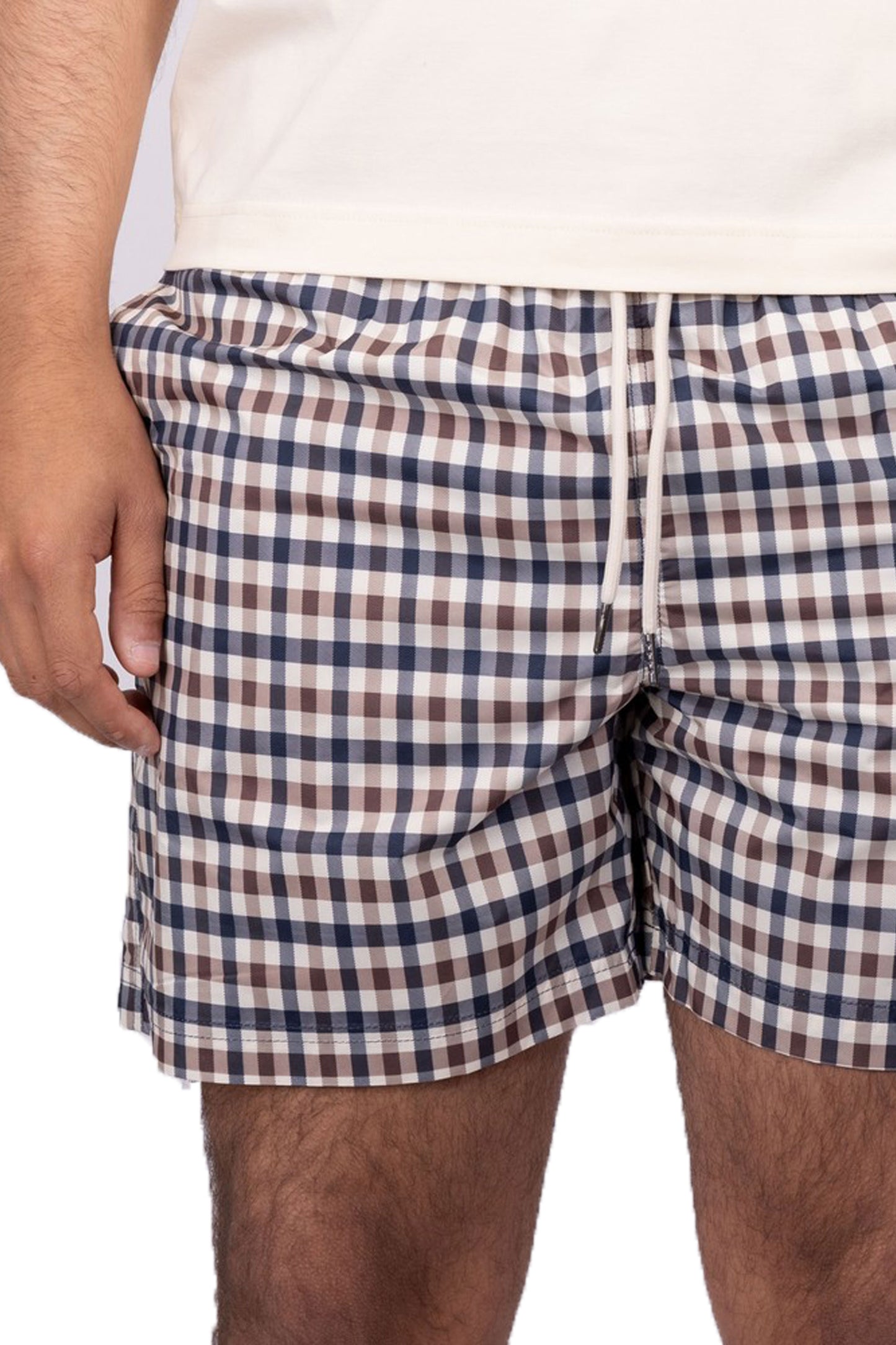 Aquascutum Iconic Volley Swim Shorts Club Check
