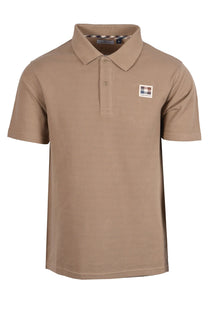 Aquascutum Patch Logo Polo Khaki Aquascutum