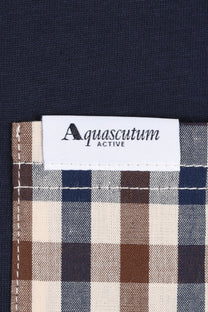 Aquascutum Pocket T-Shirt Navy Aquascutum