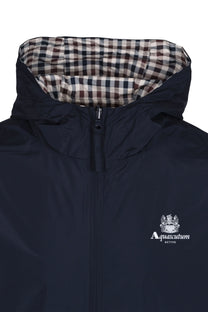 Aquascutum Reversible Hooded Sailor Jacket Navy Aquascutum