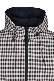 Aquascutum Reversible Hooded Sailor Jacket Navy Aquascutum