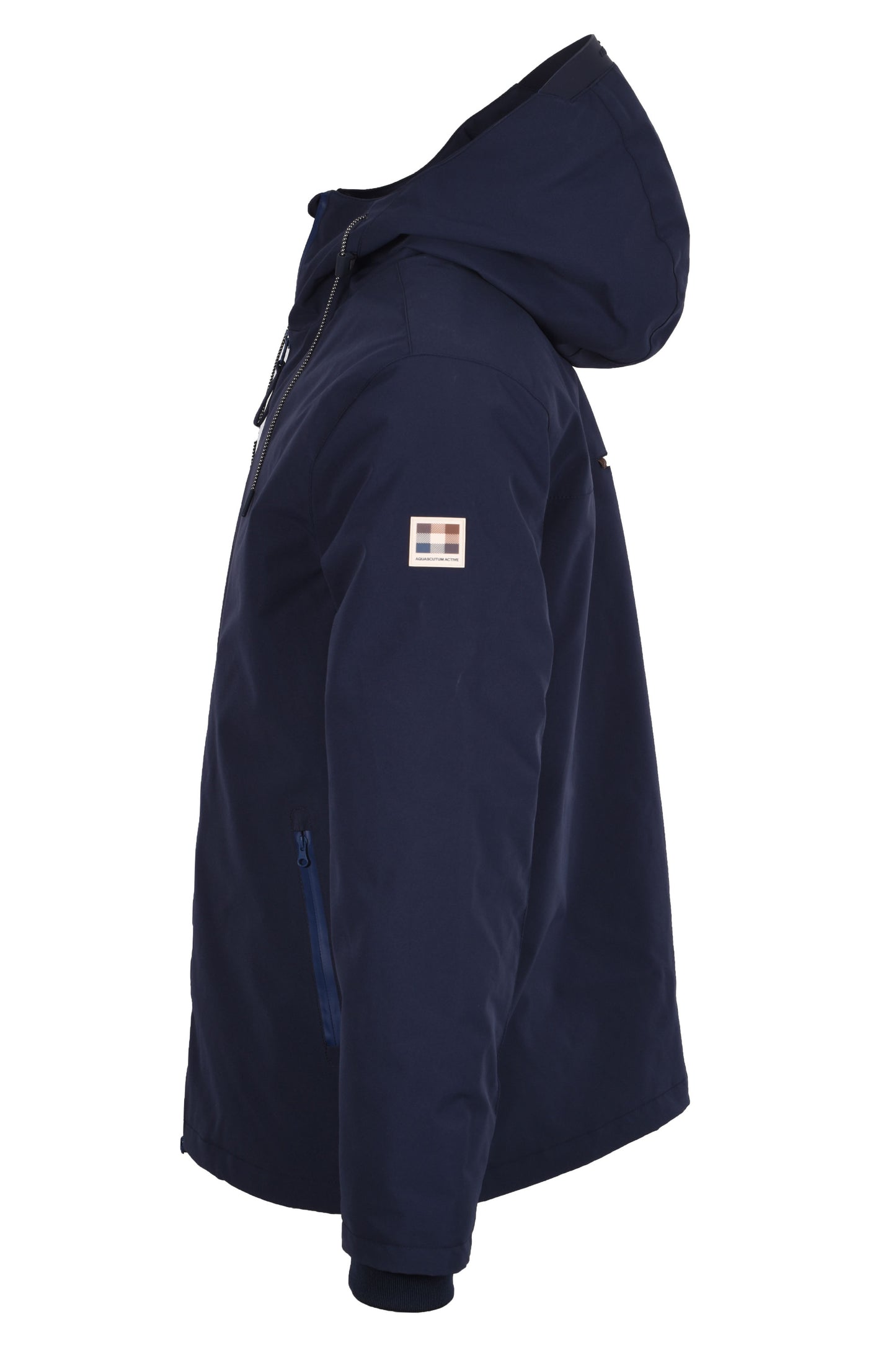 Aquascutum Shell Mid Parka Jacket Navy