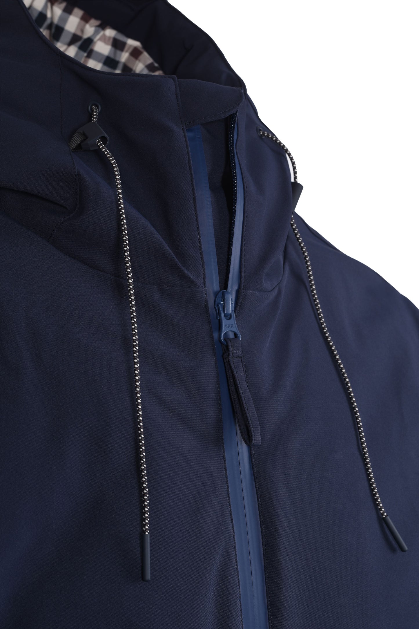 Aquascutum Shell Mid Parka Jacket Navy