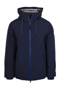 Aquascutum Shell Mid Parka Jacket Navy Aquascutum