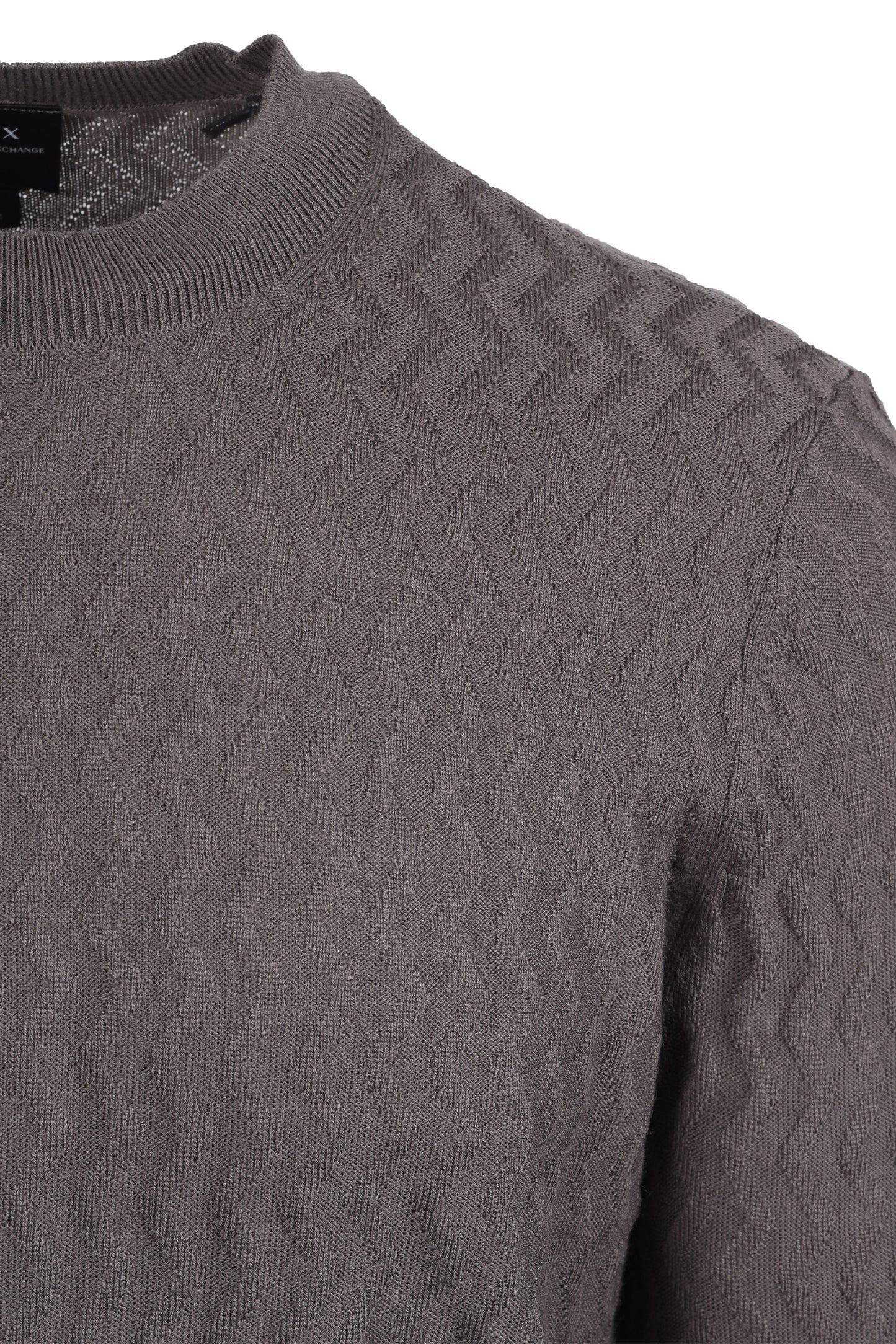 Armani Exchange Crew Neck Knitwear Grey