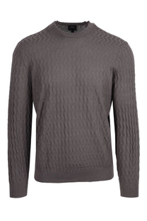 Armani Exchange Crew Neck Knitwear Grey Armani Exchange