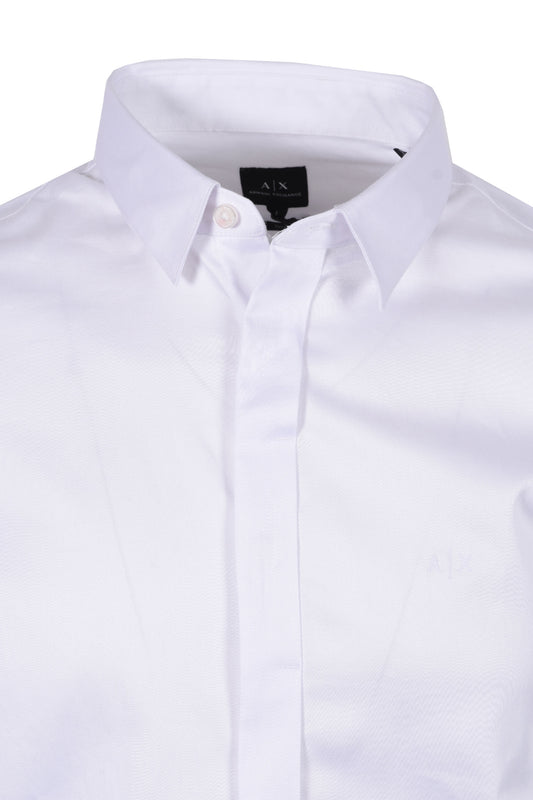 Armani Exchange Exchange Long Sleeved Shirt White