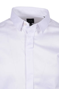 Armani Exchange Exchange Long Sleeved Shirt White Armani Exchange