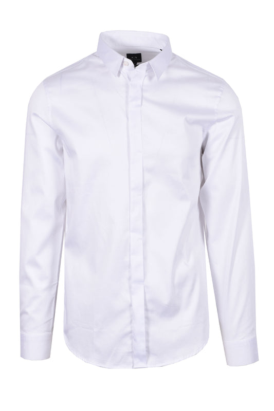 Armani Exchange Exchange Long Sleeved Shirt White