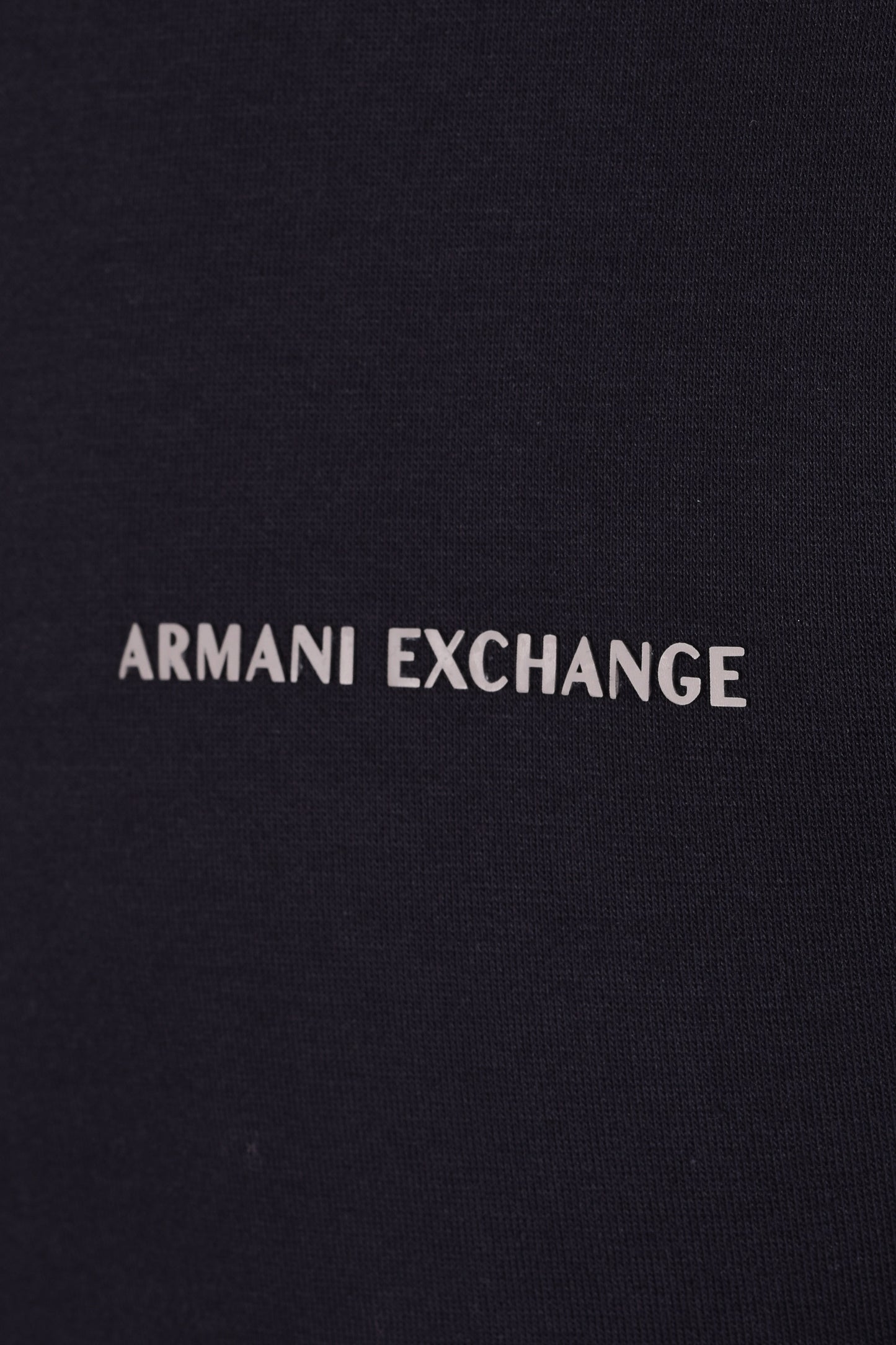 Armani Exchange Full Zip Sweatshirt Deep Navy