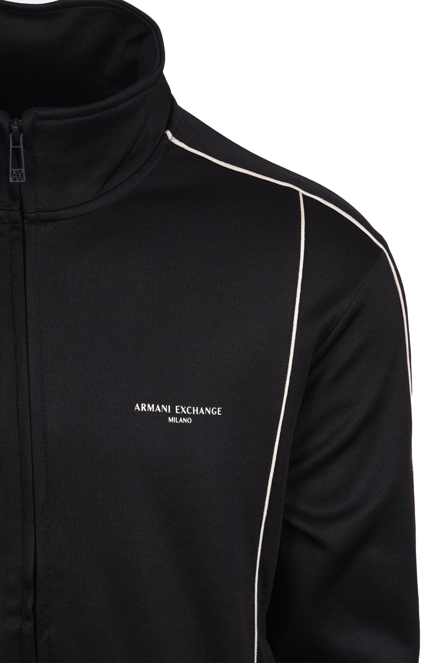 Armani Exchange Full Zip Track Top Black