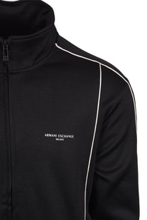 Armani Exchange Full Zip Track Top Black Armani Exchange