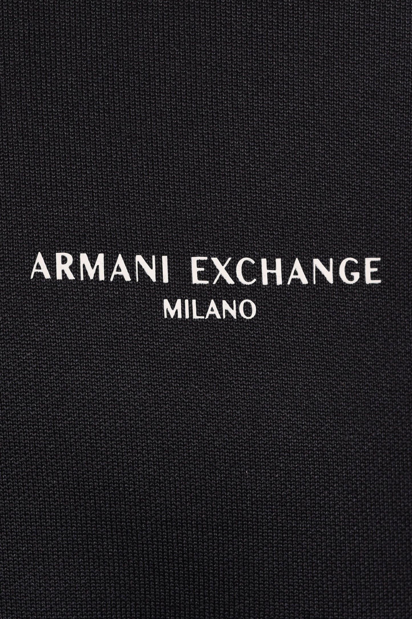 Armani Exchange Full Zip Track Top Black