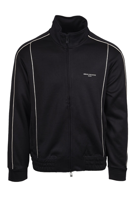 Armani Exchange Full Zip Track Top Black