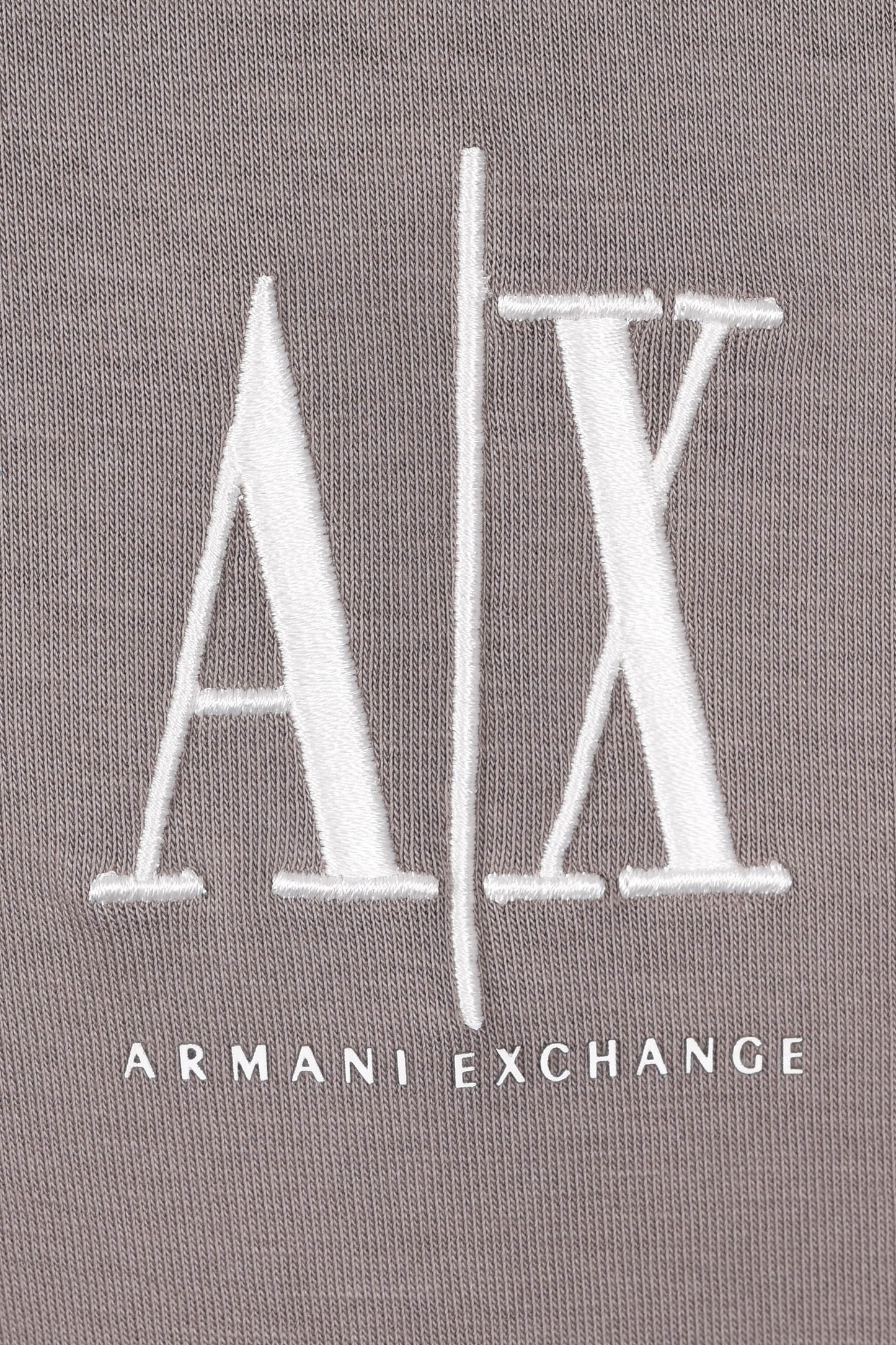 Armani Exchange Half Zip Sweatshirt Driftwood