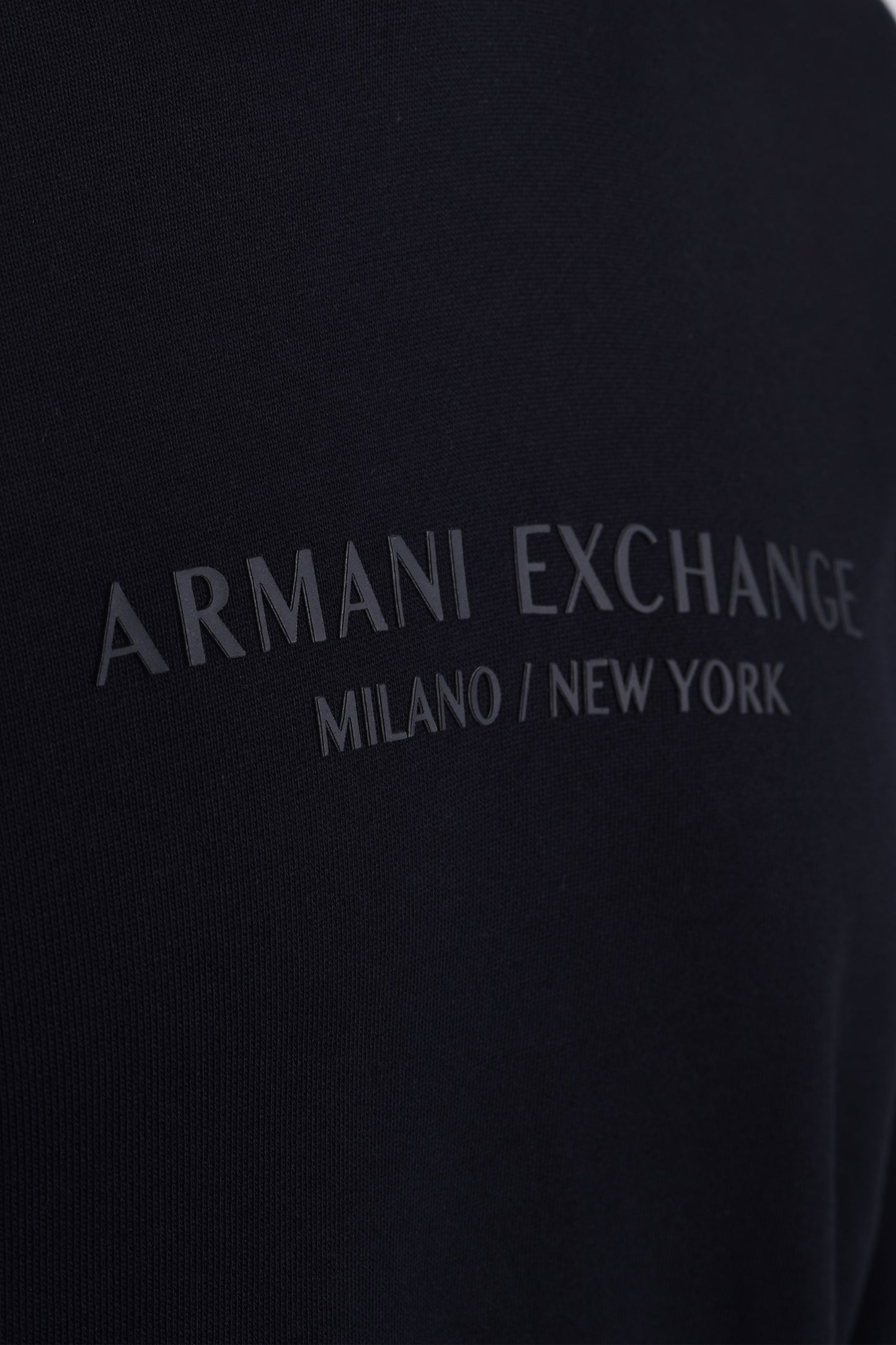 Armani Exchange Hooded Sweatshirt Deep Navy