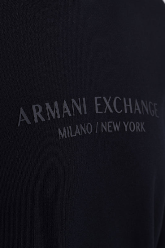 Armani Exchange Hooded Sweatshirt Deep Navy