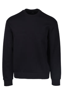 Armani Exchange Jersey Crew Neck Sweat Shirt Black Armani Exchange