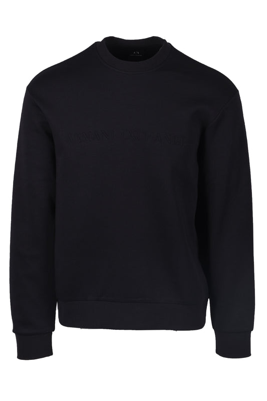 Armani Exchange Jersey Crew Neck Sweat Shirt Black