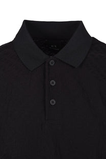 Armani Exchange Polo Shirt Black Armani Exchange