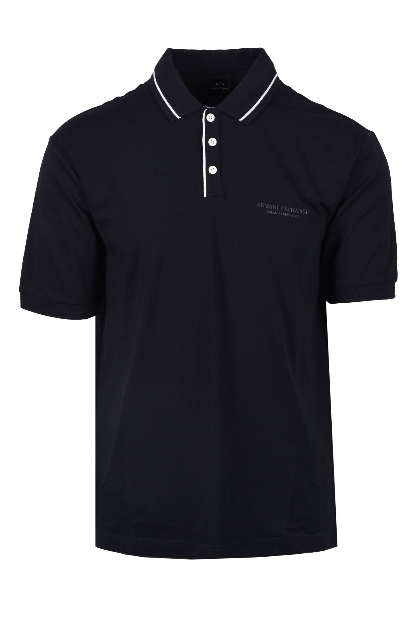 Armani Exchange Jersey Polo Shirt Deep Navy