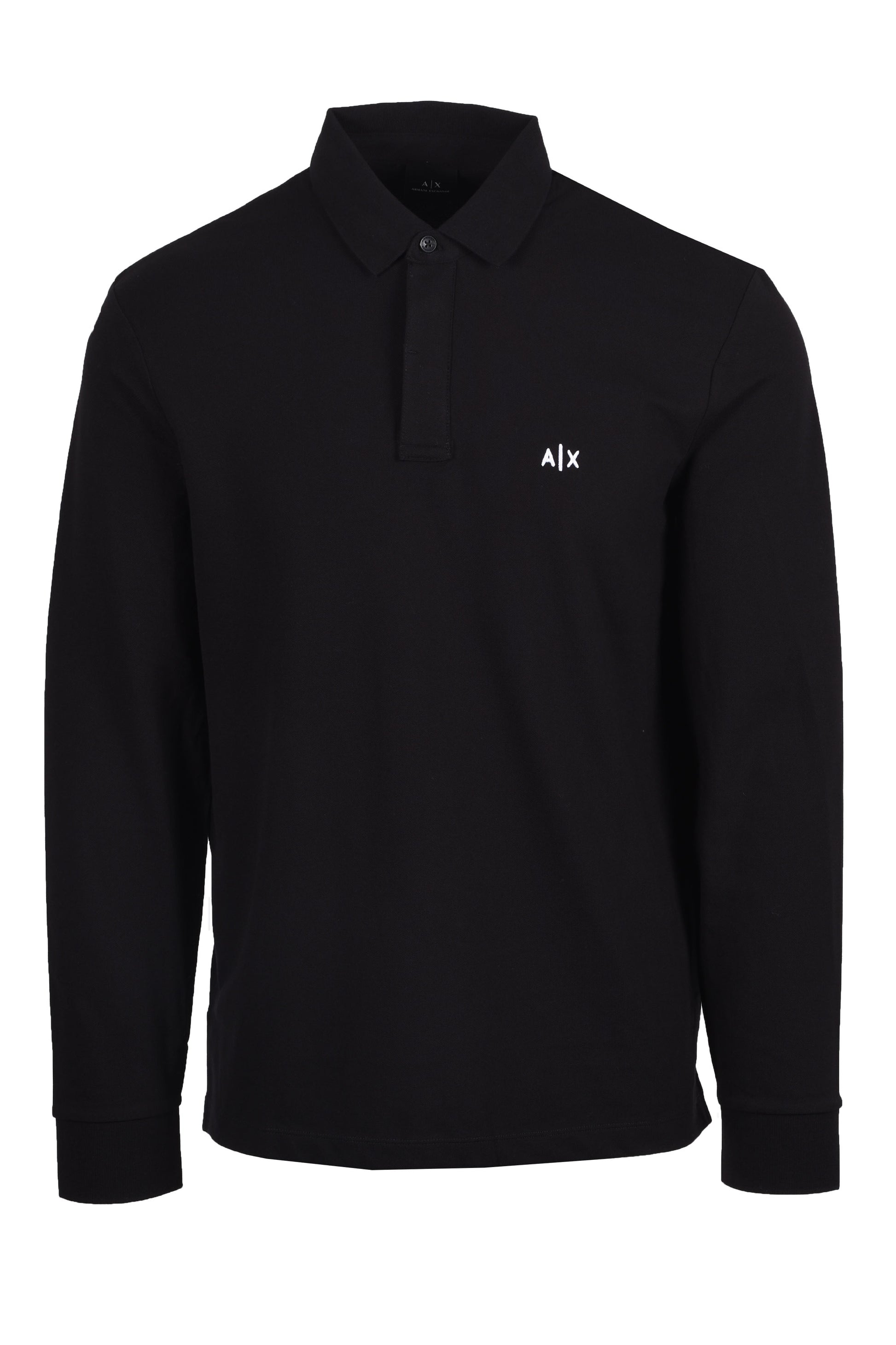 Armani Exchange Long Sleeve Polo Shirt Black – Michael Stewart