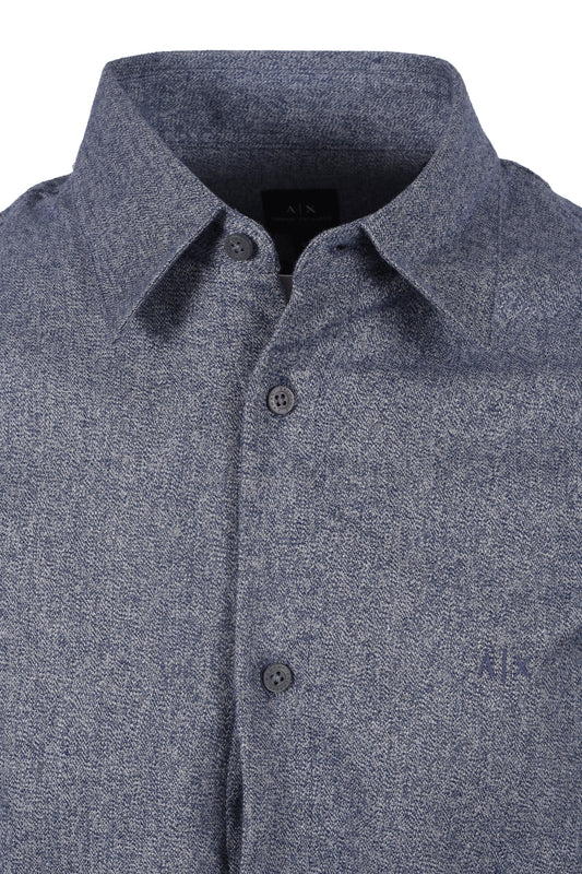 Armani Exchange Long Sleeved Shirt Blue