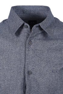 Armani Exchange Long Sleeved Shirt Blue Armani Exchange