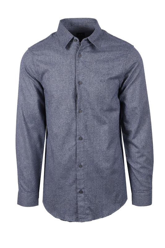 Armani Exchange Long Sleeved Shirt Blue