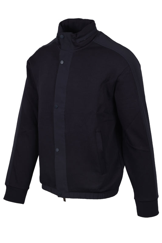 Armani Exchange Mix Media Sweatshirt Deep Navy