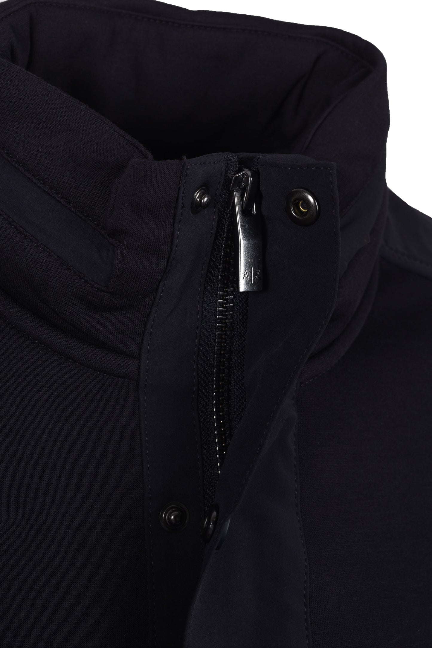 Armani Exchange Mix Media Sweatshirt Deep Navy