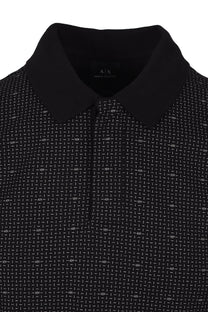 Armani Exchange Polo Shirt Black/Pattern Armani Exchange