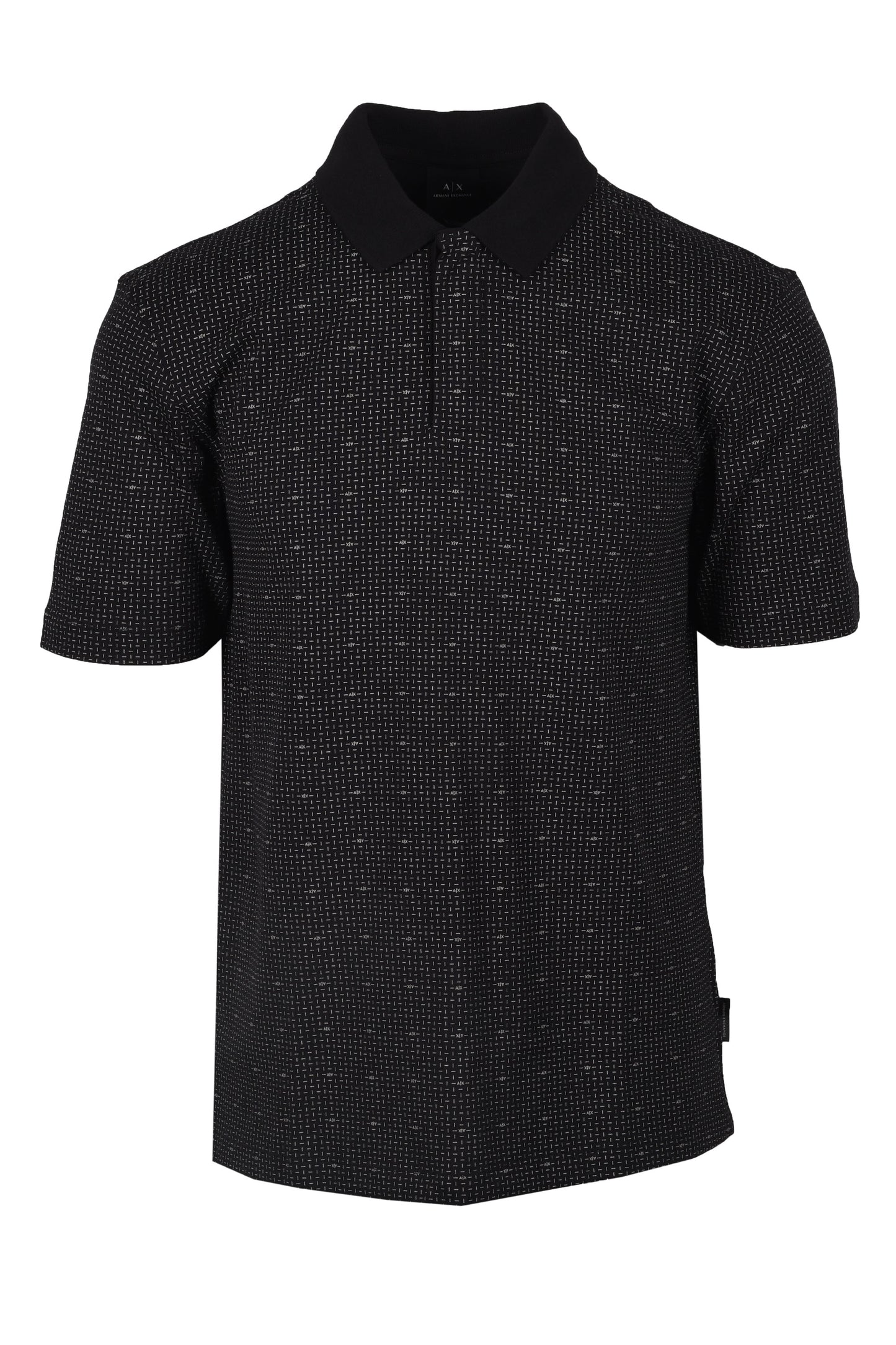 Armani Exchange Polo Shirt Black/Pattern