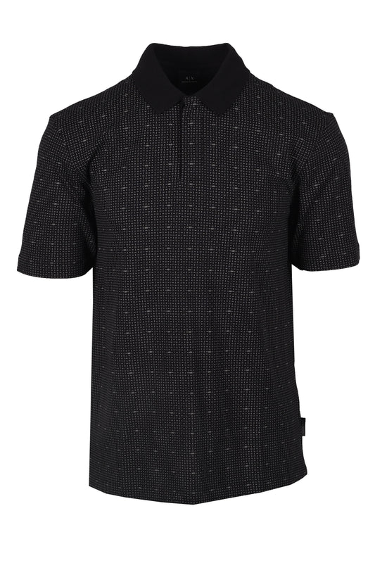 Armani Exchange Polo Shirt Black/Pattern