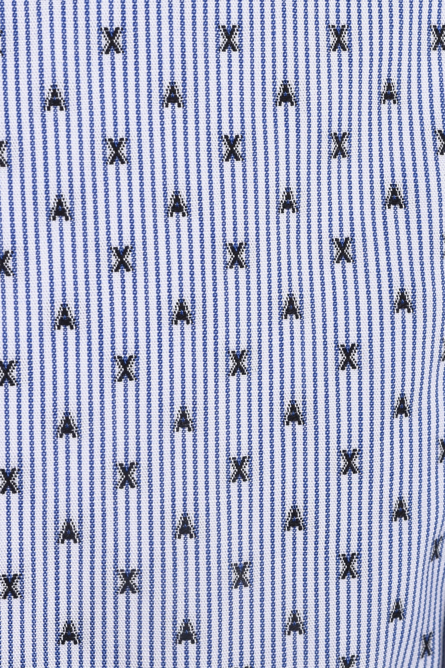 Armani Exchange Shirt Blue Patterned